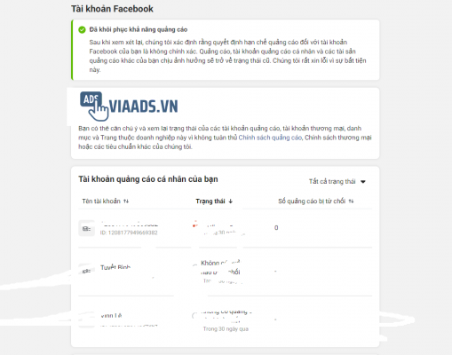 Mua Via Việt Kháng 902, Mua Via Facebook